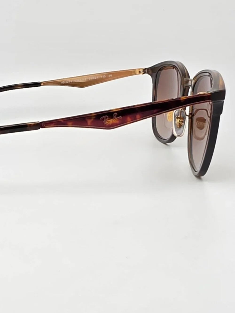 Ray-Ban RB4278 6283/13 Matte Havana Frame Brown Gradient Lens Sunglasses w/ Case